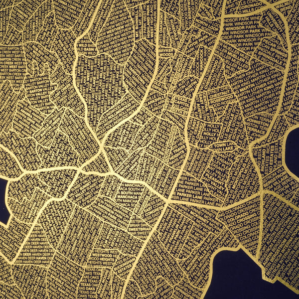 Gold Foil Maps