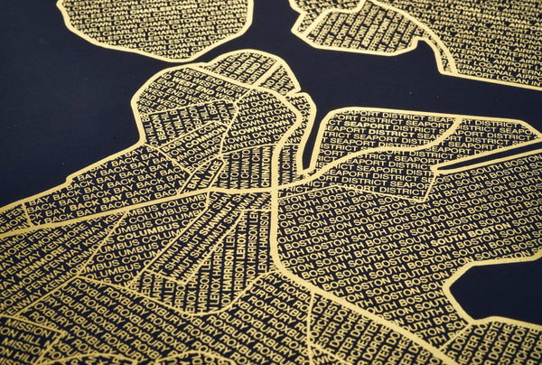 Gold Foil Maps