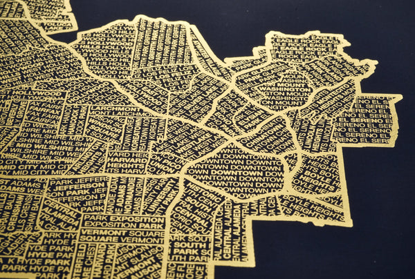 Gold Foil Maps