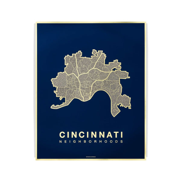 Gold Foil Maps