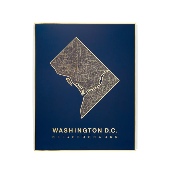 Gold Foil Maps