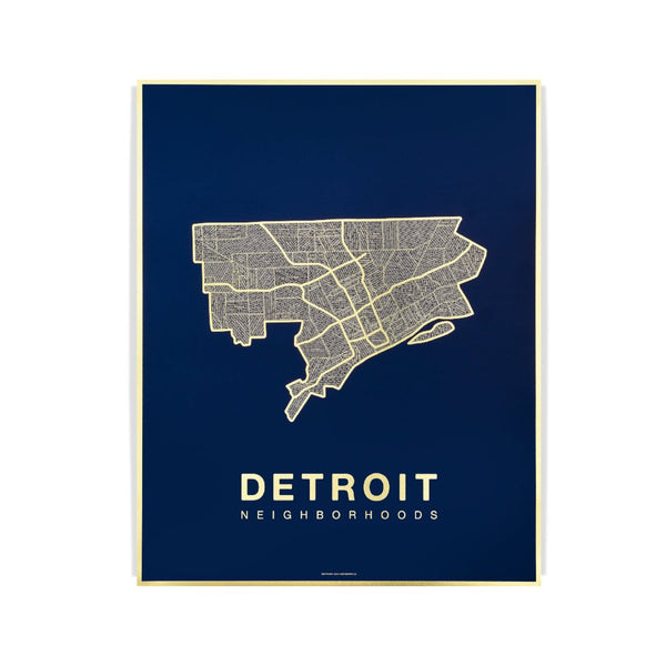 Gold Foil Maps