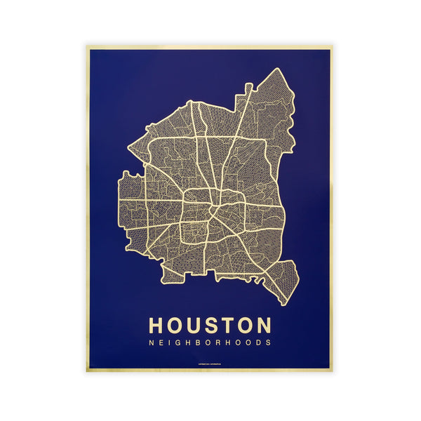 Gold Foil Maps