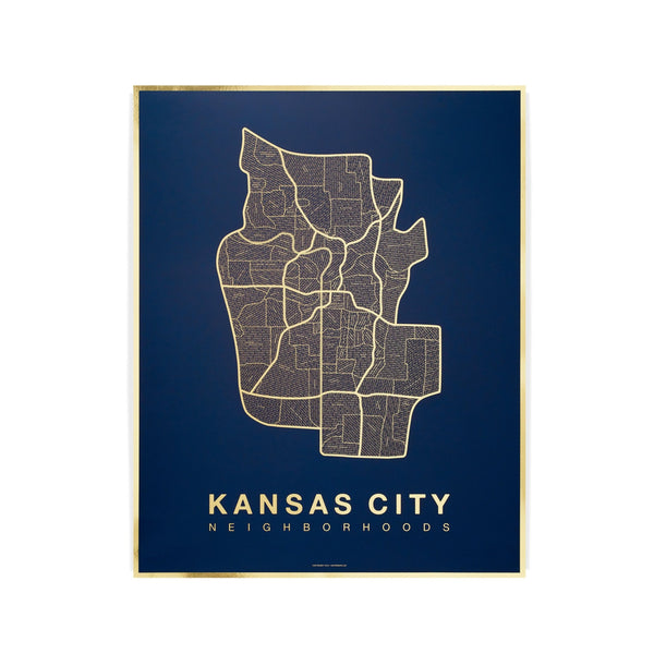 Gold Foil Maps