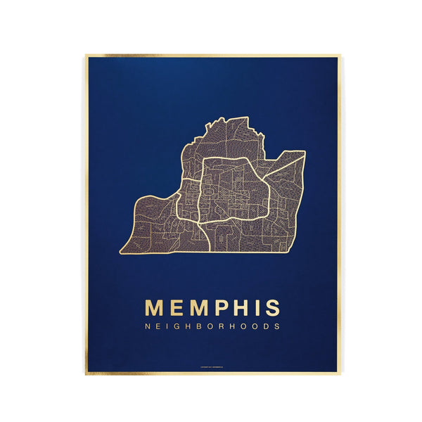 Gold Foil Maps