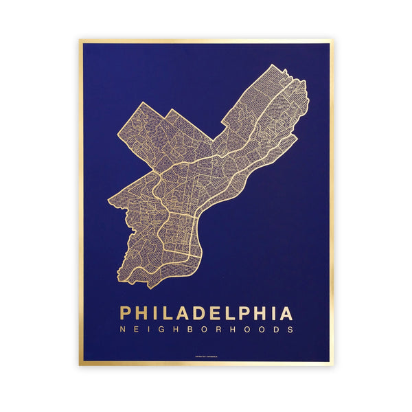 Gold Foil Maps