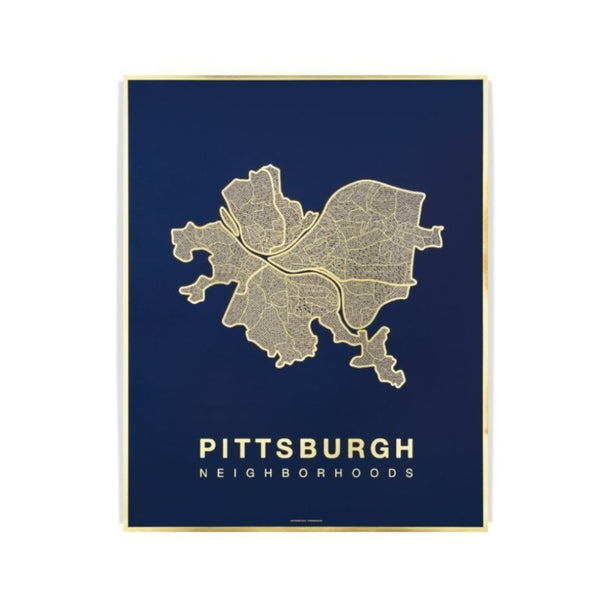 Gold Foil Maps