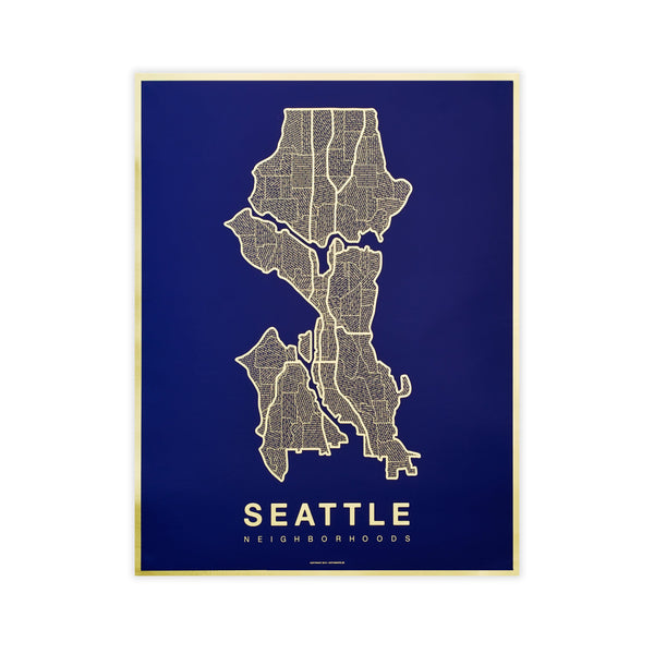 Gold Foil Maps